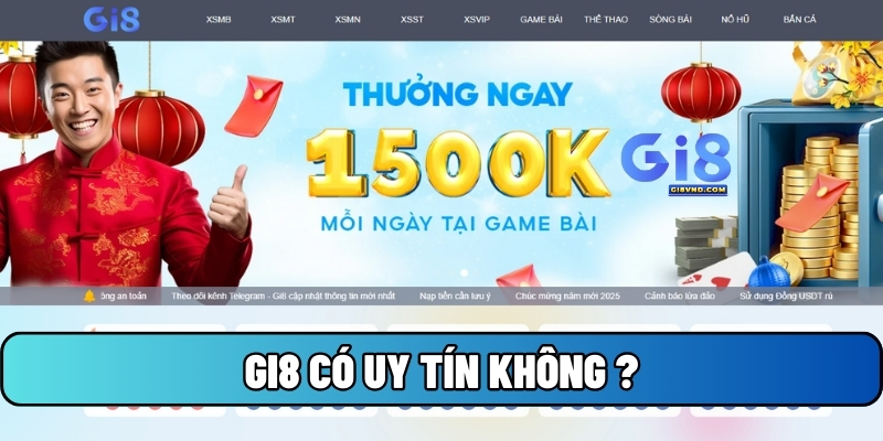 Gi8 nhà cái xổ số online uy tín bậc nhất hiện nay